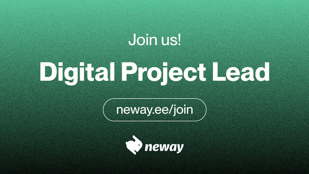We are hiring. Digital Project Lead — We are Neway
